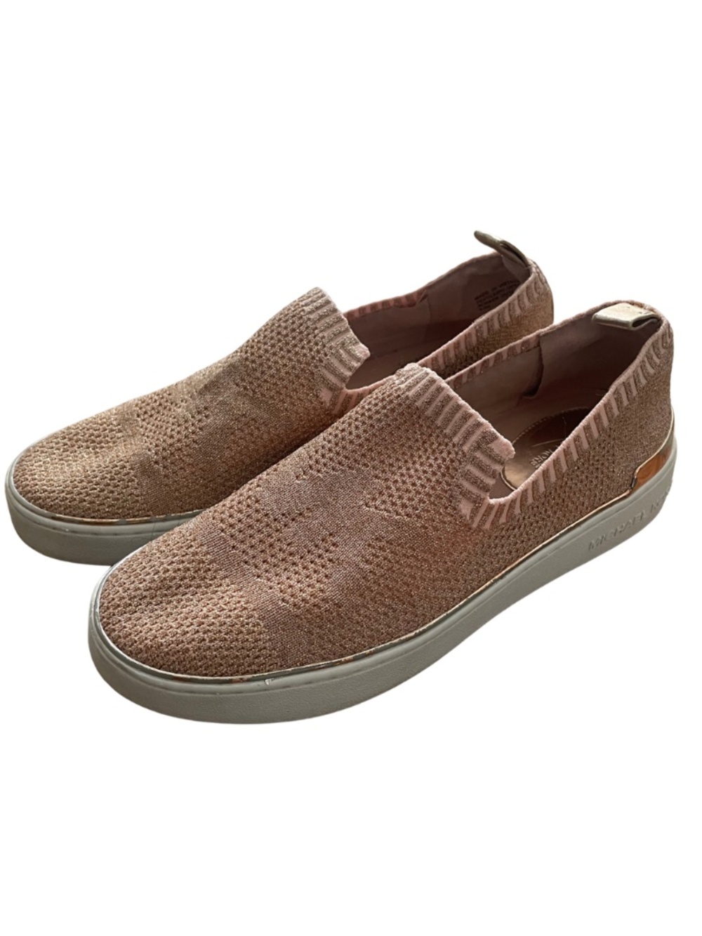 Michael Kors Skyler Knit Slip-On Women Sneakers Pink, Tennis sneakers 6.5 #0131